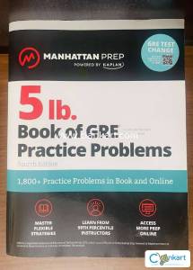 5 lb. Book of GRE 1800+ Practice Problems - 4th Edition
