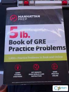 5 lb. Book of GRE Practice Problems: 1,800+ Practice Problems in Book