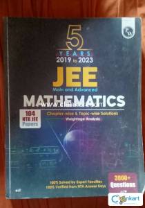 5 years of pyqs of jee mains and advance from 2019 to 2023 of maths PW