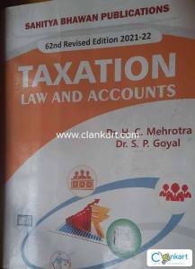 62nd edition TAXATION LAW AND ACCOUNTS
