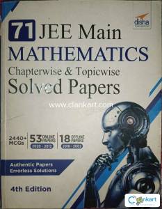 71 JEE Main Mathematics Chapterwise & Topicwise Solved Papers