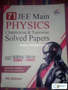 71 jee main physics & chemistry solved papers chapterwise - topics