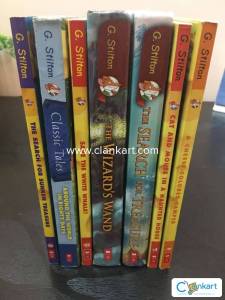 7 Geronimo Stilton Books( 2 Kingdom Of Fantasy + 4 Normal + 1 Classic)