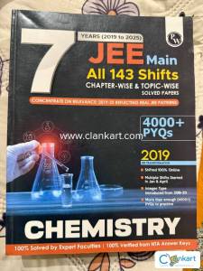 7 years JEE MAINS PYQ CHEMISTRY ( all 143 shifts) with solved papers
