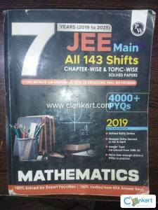 7 years pyqs jee mains mathematics