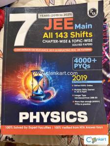 7 yrs JEE MAINS PYQ PHYSICS ( all 143 shifts with solved papers)