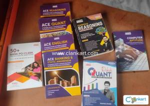 8 Bank Coaching Books Combo for sale..SBI, IBPS , RRB, and Insurance
