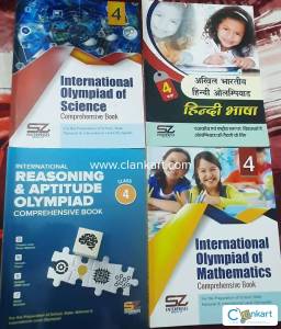 8 Used Olympiad complete books set of grade 4 in excellent  condition
