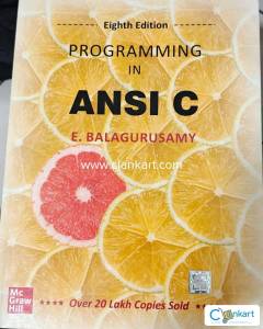 8th edition Programming in ANSI C