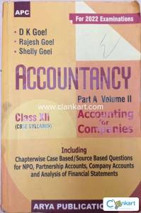 ABC Accountancy Part A Volume ll Class 12th