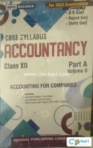 ACCOUNTANCY BOOK FOR CLASS 12 COMMERCE