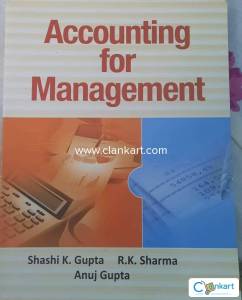 ACCOUNTING FOR MANAGEMENT FOR B.COM AND BBA 5th Sem Calicut university