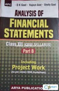 ACCOUNTS ANALYSIS OF FINANCIAL STATEMENTS PART B D.K GOEL FOR CLASS 12