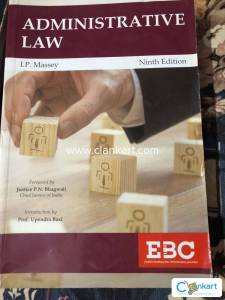 ADMINISTRATIVE LAW, NINTH EDITION BY I.P. MASSEY