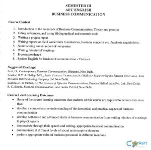 AEC ENGLISH (SEM-3) PDF