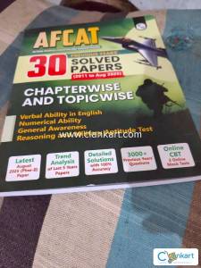 AFCAT solved paper