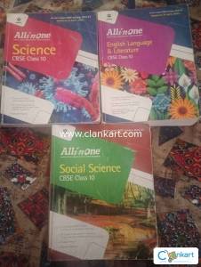 ALL IN ONE SCIENCE + ALL IN ONE SST+ ALL IN ONE ENGLISH Combo class 10