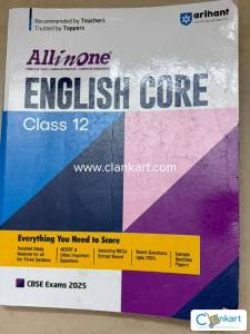 ALL IN ONE -  ENGLISH CORE FOR CLASS 12