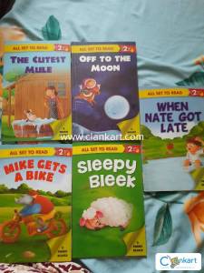ALL SET TO READ CHILDRENS BEGINNER READING BOOKS 5 SET
