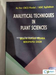 ANALYTICAL TECHNIQUES IN PLANT SCIENCE