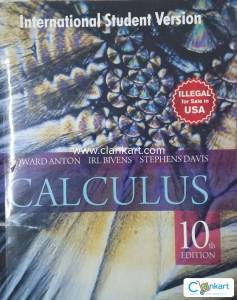 ANTON BIVENS DAVIS CALCULUS 10th Edition WILEY