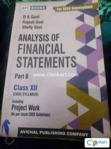 Analysis of financial statements part B for class 12