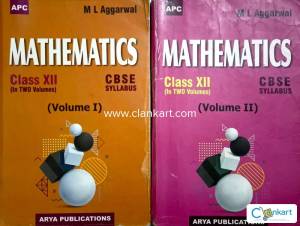 APC Mathematics M L Aggarwal Arya Publications Class 12th Book