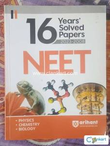 ARIHANT 16YEARS SOLVED PAPERS 2023-2008 NEET
