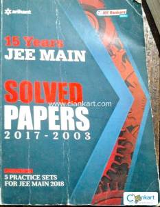 ARIHANT BOOK 15 YEARS JEE MAIN SOLVED PAPER 2017 - 2003