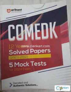 ARIHANT COMEDK 12 YEARS SOLVED PAPER (2023-2012)