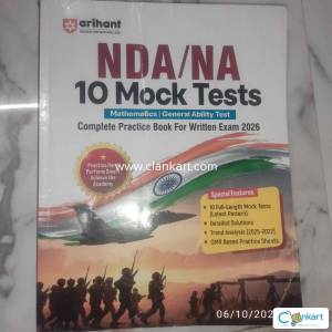 ARIHANT NDA/NA mock tests maths and GAT