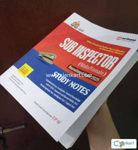 ARIHANT UP POLICE SUB-INSPECTOR 2025 STUDY NOTES (NEWLY PURCHASED)
