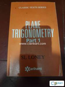 ARIHANT  PLANE TRIGONOMETRY JEE MAIN AND ADV CLASSIC TEXT SERIES