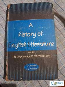 A History of English Literature ( Vol 3) by JN Mundra and S C Mundra