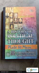 A History of Political Thought Plato to Marx