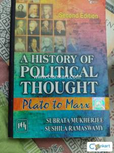 A History of Political Thought Plato to Marx by Subrata Mukherjee