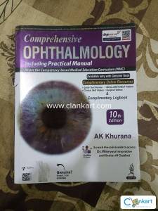 A K khurana 10 edition Opthalmology Book