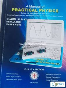A Manual of Practical Physics for Class XI & XII