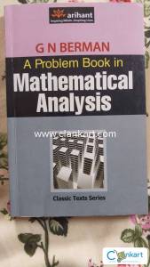 A Problem Book in Mathematical Analysis by G N Berman