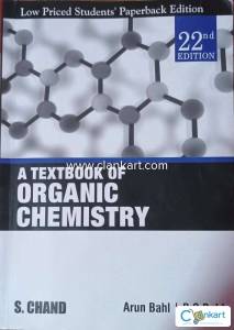 A TEXTBOOK OF ORGANIC CHEMISTRY