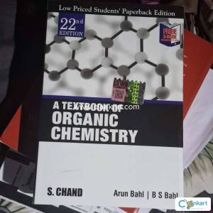 A TEXTBOOK OF ORGANIC CHEMISTRY
