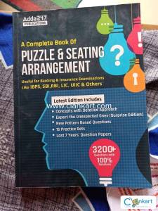 A complete book of puzzle and seating arrangement useful for banking