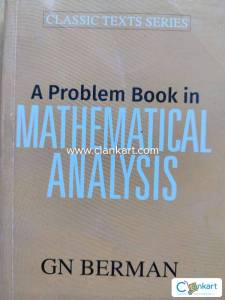 A problem book in mathematical analysis