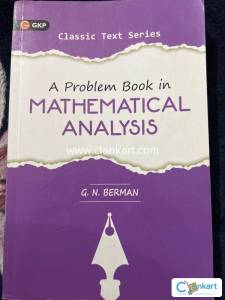 A problem book in mathematical analysis by G.N. BERMAN