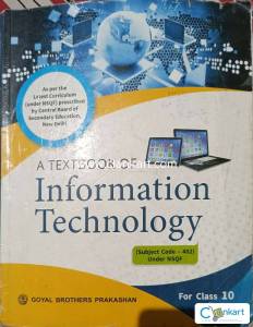 A text book for information technology goyal brothers Prakashan