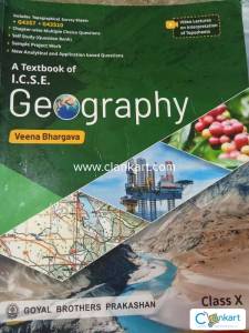 A textbook of ICSE geography class X