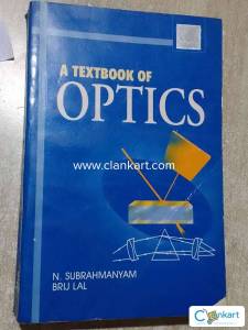 A textbook of Optics