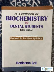 A textbook of biochemistry for dental students
