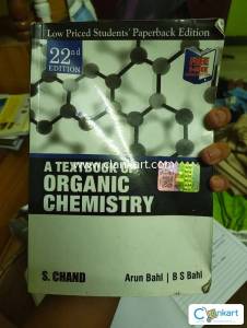 A textbook of organic chemistry