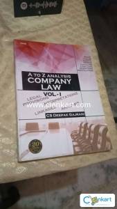 A to Z Analysis Company Law (Vol. I)